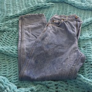 Vintage high waisted Lee sz7 straight skinny jeans